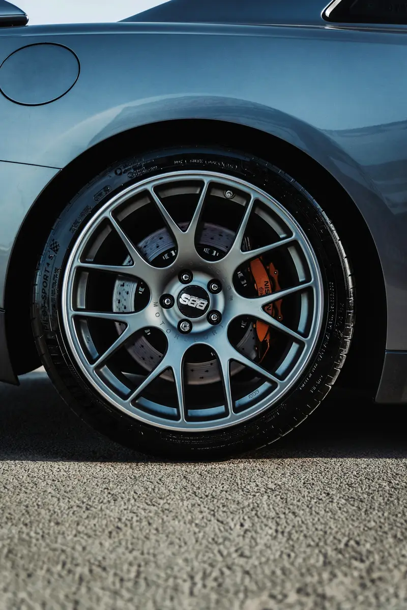 Alloy wheel close-up