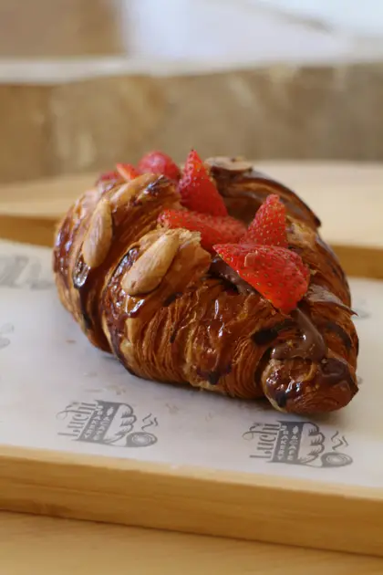 Strawberry Pistachio Croissant